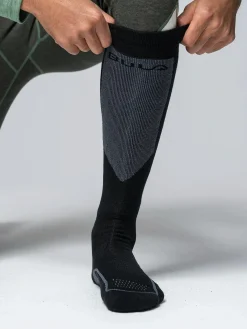 Online BULA park ski socks BLACK/GRAY