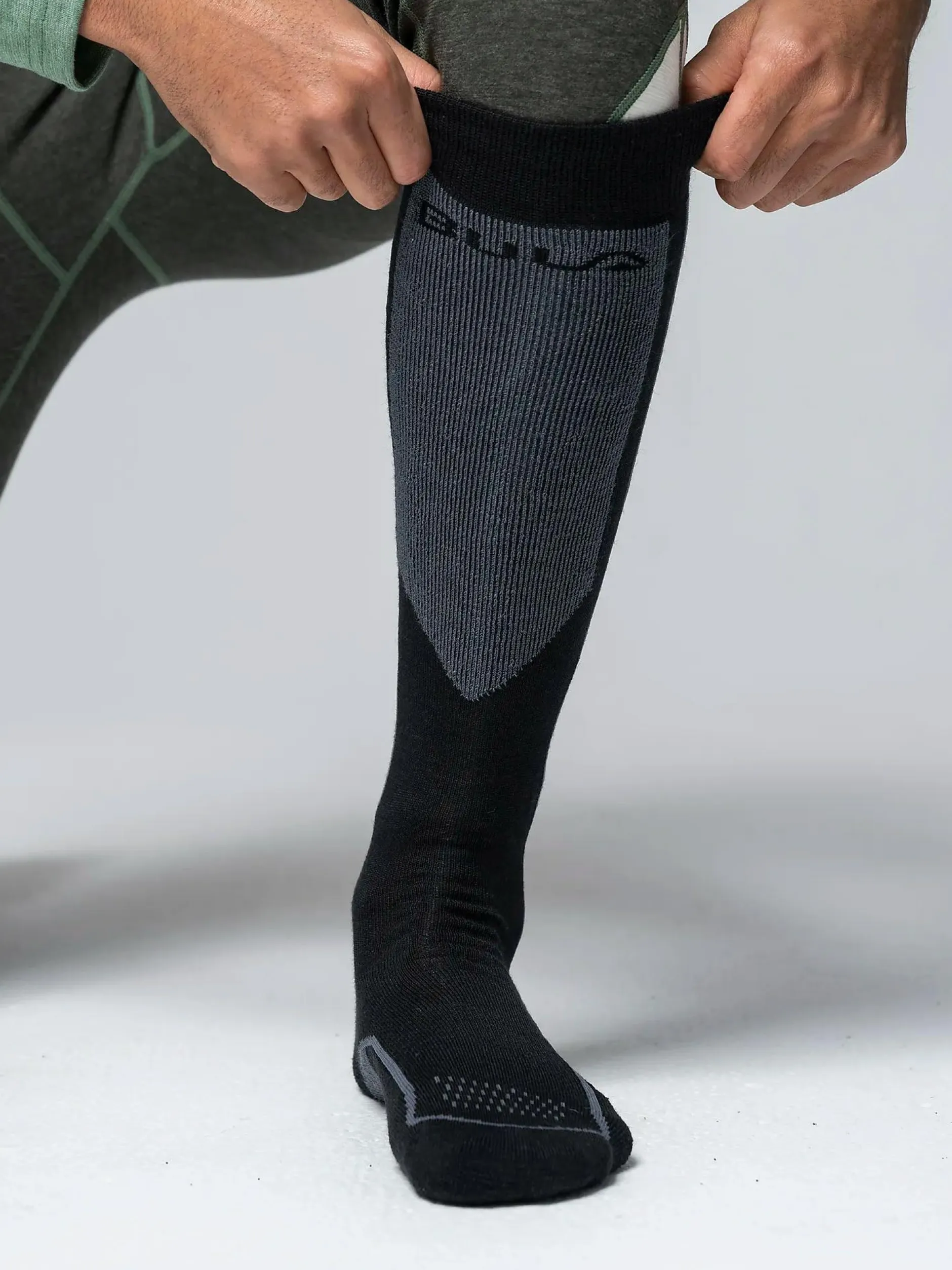 Online BULA park ski socks BLACK/GRAY