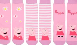 Clearance HASBRO peppa pig 3p socks jr Pink