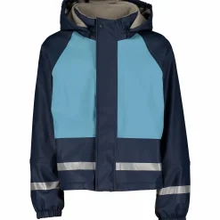 Discount OCEAN WORKS pu lined jacket jr Navy/turquiose
