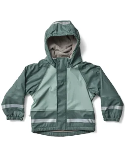 New OCEAN WORKS pu lined jacket jr Green/mint Green