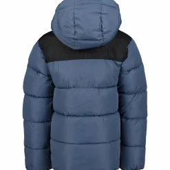 Online CROSS SPORTSWEAR puffer hood jkt jr Mid Blue/Black