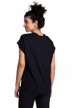 Sale ICONIC pulse loose tee w Black
