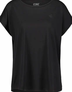Sale ICONIC pulse loose tee w Black