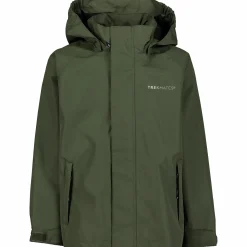 Online TREKMATES rain 10 000 jacket, regnjakke, junior Thyme Green