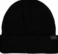 SÄTILA rib beanie jr Black