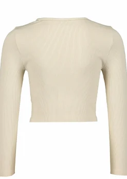 Best ICONIC rib ls top g jr Silver Grey