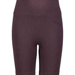 New TRIDRI ribbed seamless bike jr Plum