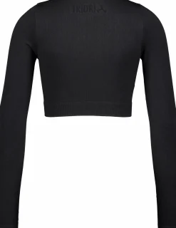 Discount TRIDRI ribbed seamless cr ls w Black