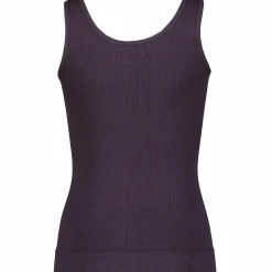 Outlet TRIDRI ribbed seamless tank jr Plum