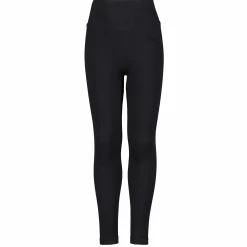 Best TRIDRI ribbed seamless tights jr Black