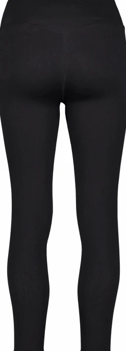 Best TRIDRI ribbed seamless tights w Black