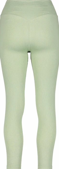 New TRIDRI ribbed seamless tights w Sage Green