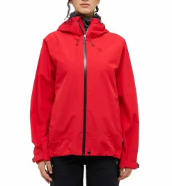 Clearance HAGLÖFS rosson proof jacket women BRIGHT RED