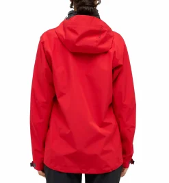 Clearance HAGLÖFS rosson proof jacket women BRIGHT RED