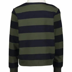 Outlet TAKEOFF rugby sweater jr Dk Green/navy