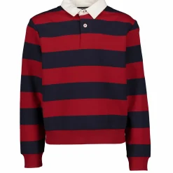 TAKEOFF rugby sweater jr Red/navy Str