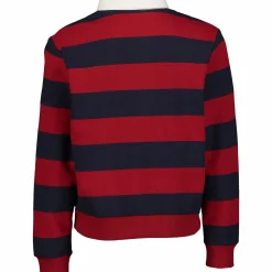 TAKEOFF rugby sweater jr Red/navy Str