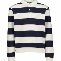 Outlet TAKEOFF rugby sweater jr Navy/white Str