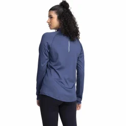 RONHILL run half zip, langermet treningstrøye, dame Atlantica Blue