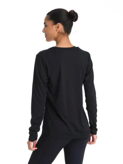 RONHILL run long sleeved tee w Black