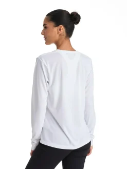 Sale RONHILL run long sleeved tee w White