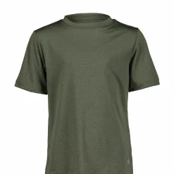 Outlet RONHILL run tee jr Thyme Green Melang