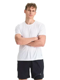 RONHILL run tee m White