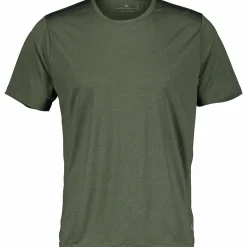Discount RONHILL run tee m Thyme Green Melang