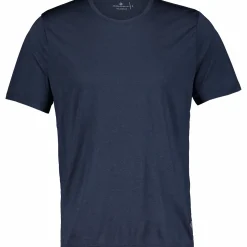 New RONHILL run tee m Navy Melange