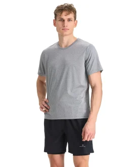 Sale RONHILL run tee m Grey Melange