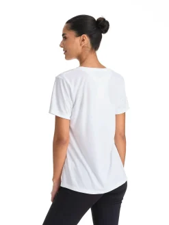 New RONHILL run tee w White