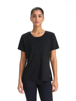 Online RONHILL run tee w Black
