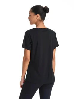 Online RONHILL run tee w Black