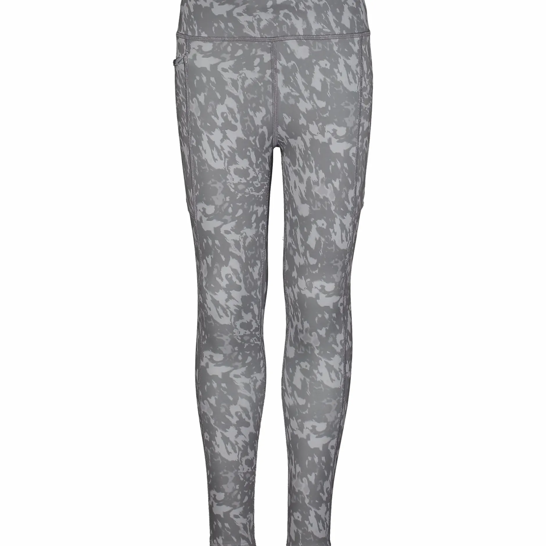 Outlet RONHILL run warm tights jr Grey Pattern Print