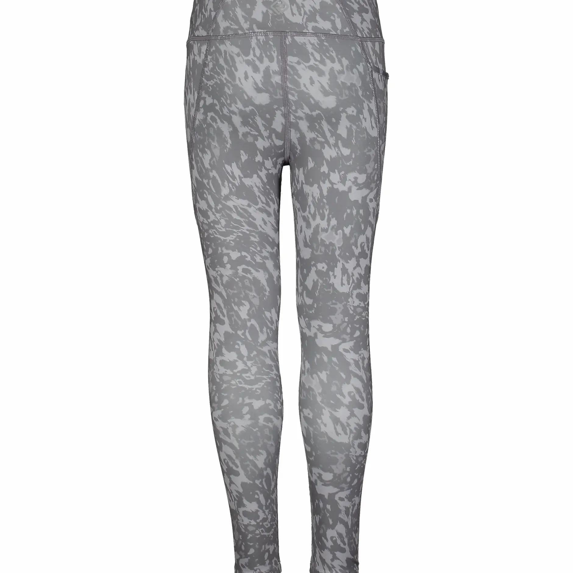 Outlet RONHILL run warm tights jr Grey Pattern Print