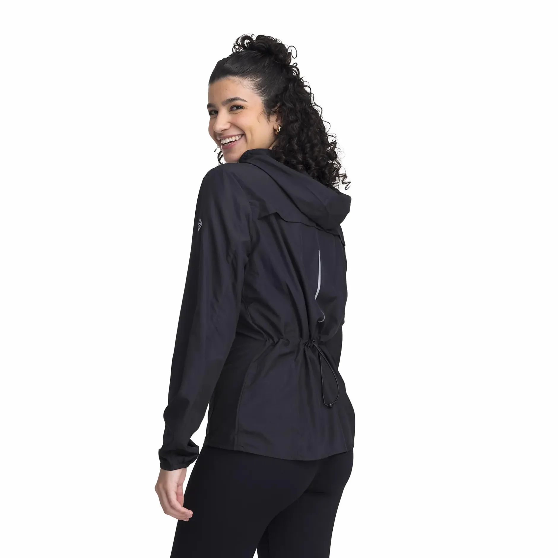 Discount RONHILL run wind jacket, vindtet løpejakke, dame Black
