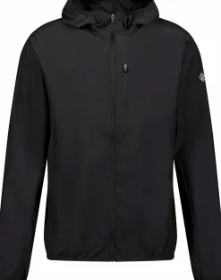 Clearance RONHILL run wind jacket, vindtet løpejakke, herre Black