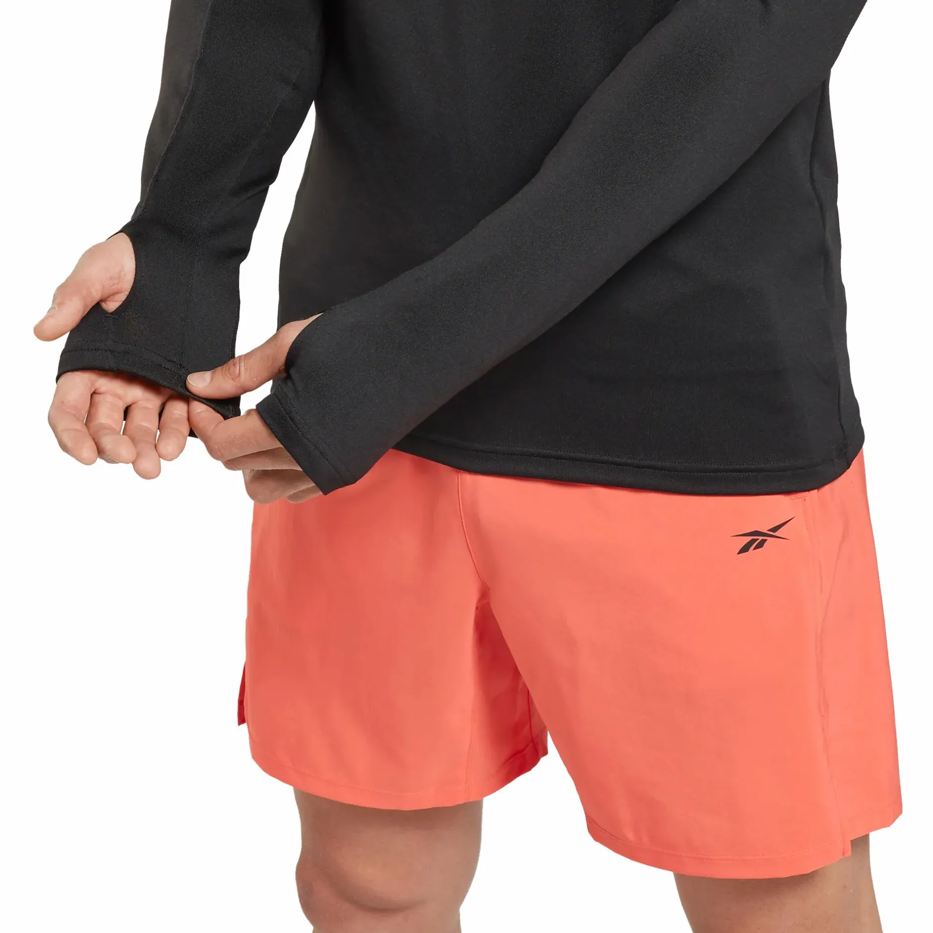 Outlet REEBOK running quarter zip m Black