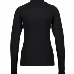 New GRATITUDE seamless half zip w Black