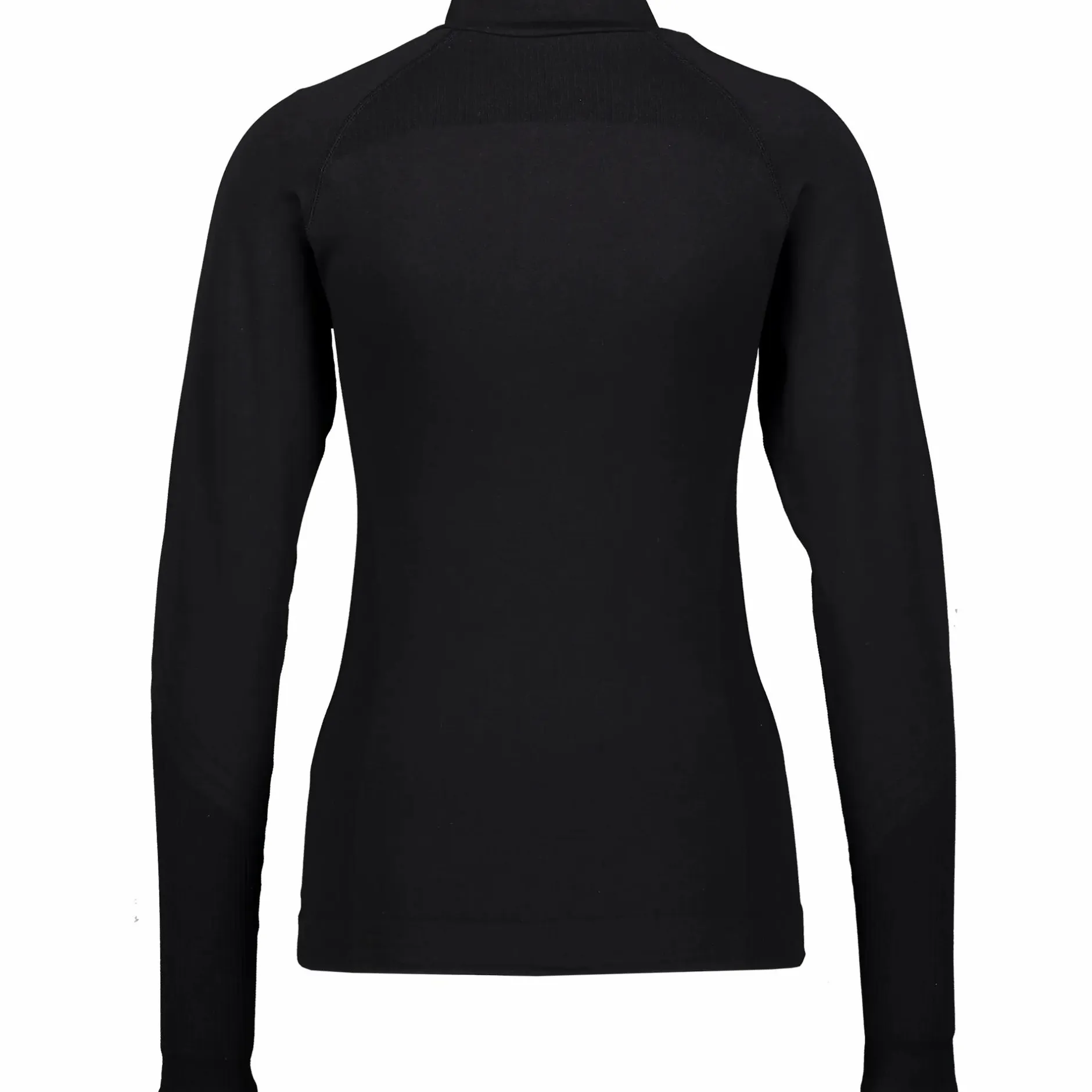 New GRATITUDE seamless half zip w Black