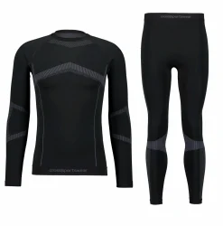 CROSS SPORTSWEAR seamless set, undertøysett, herre Black/Grey