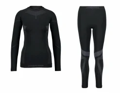Discount CROSS SPORTSWEAR seamless set, undertøysett, dame Black/Grey