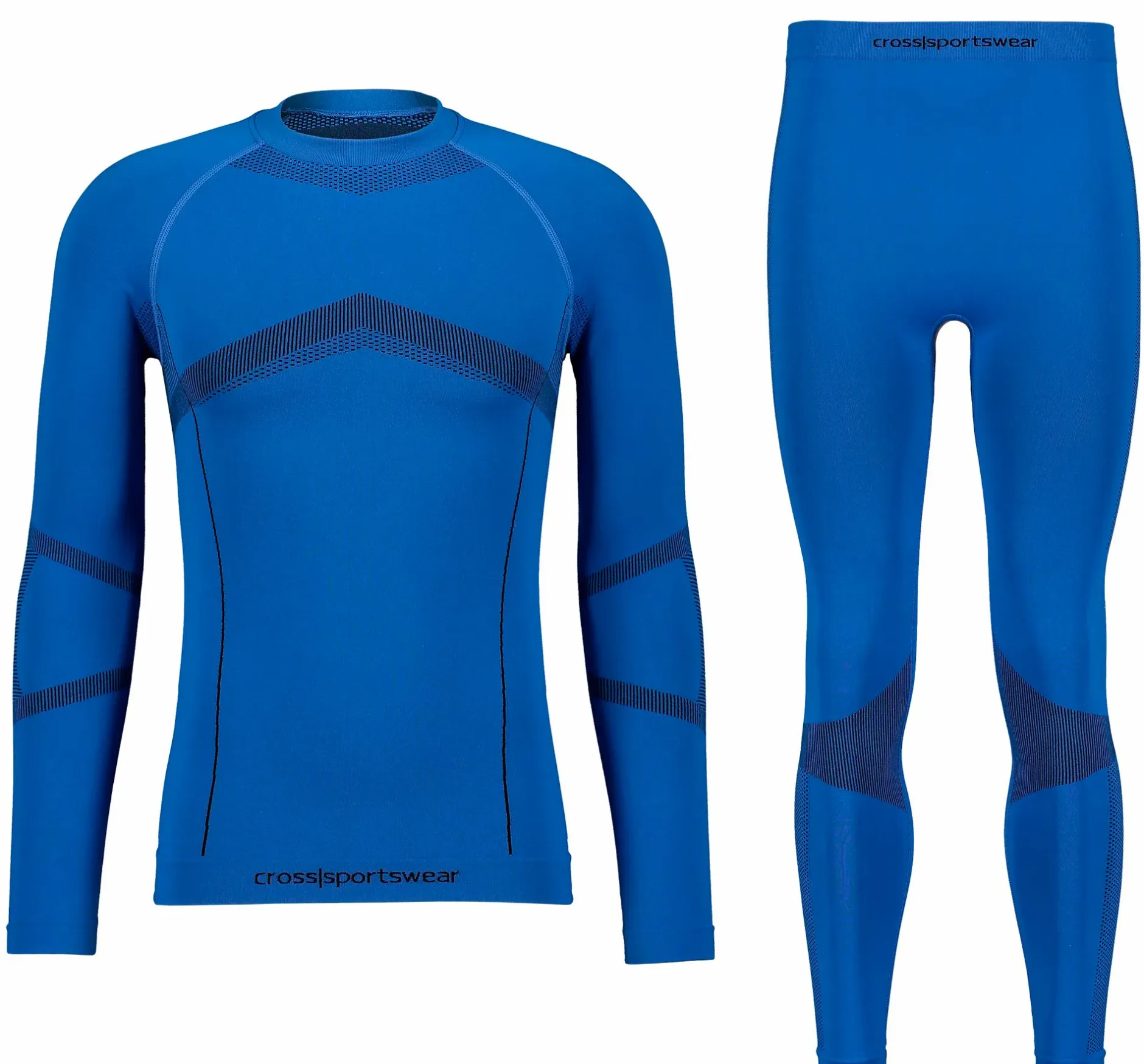 Sale CROSS SPORTSWEAR seamless set, undertøysett, herre Pop Blue