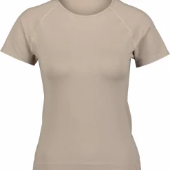 New GRATITUDE seamless tee w Atmosphere Beige
