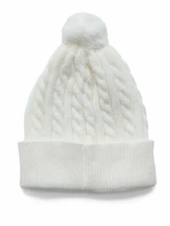 SEGER seg knitted cable beanie sr Off White