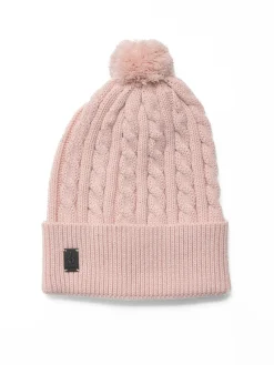 Outlet SEGER seg knitted cable beanie sr Dusty Pink