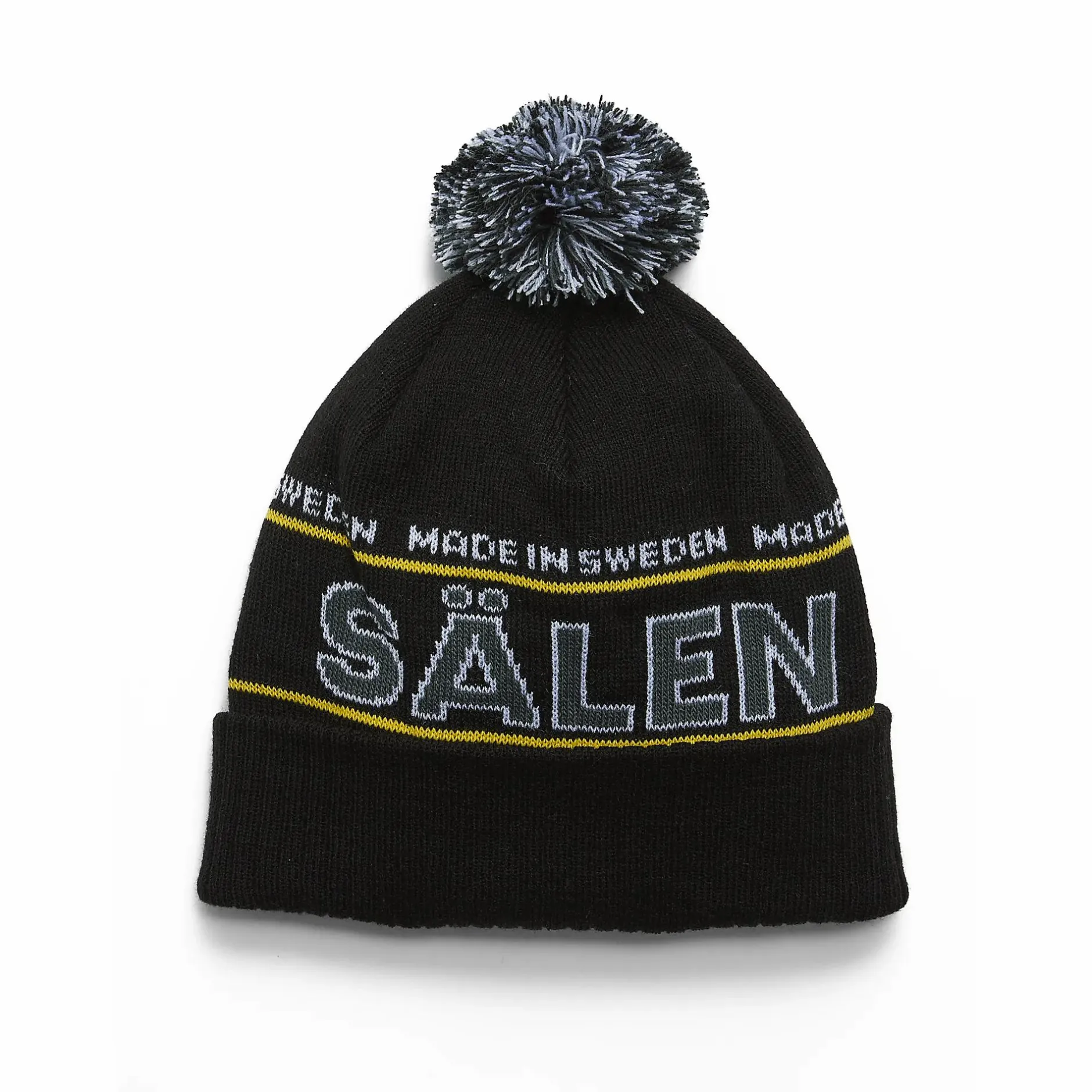 SEGER seg pom beanie sälen Black / Yellow
