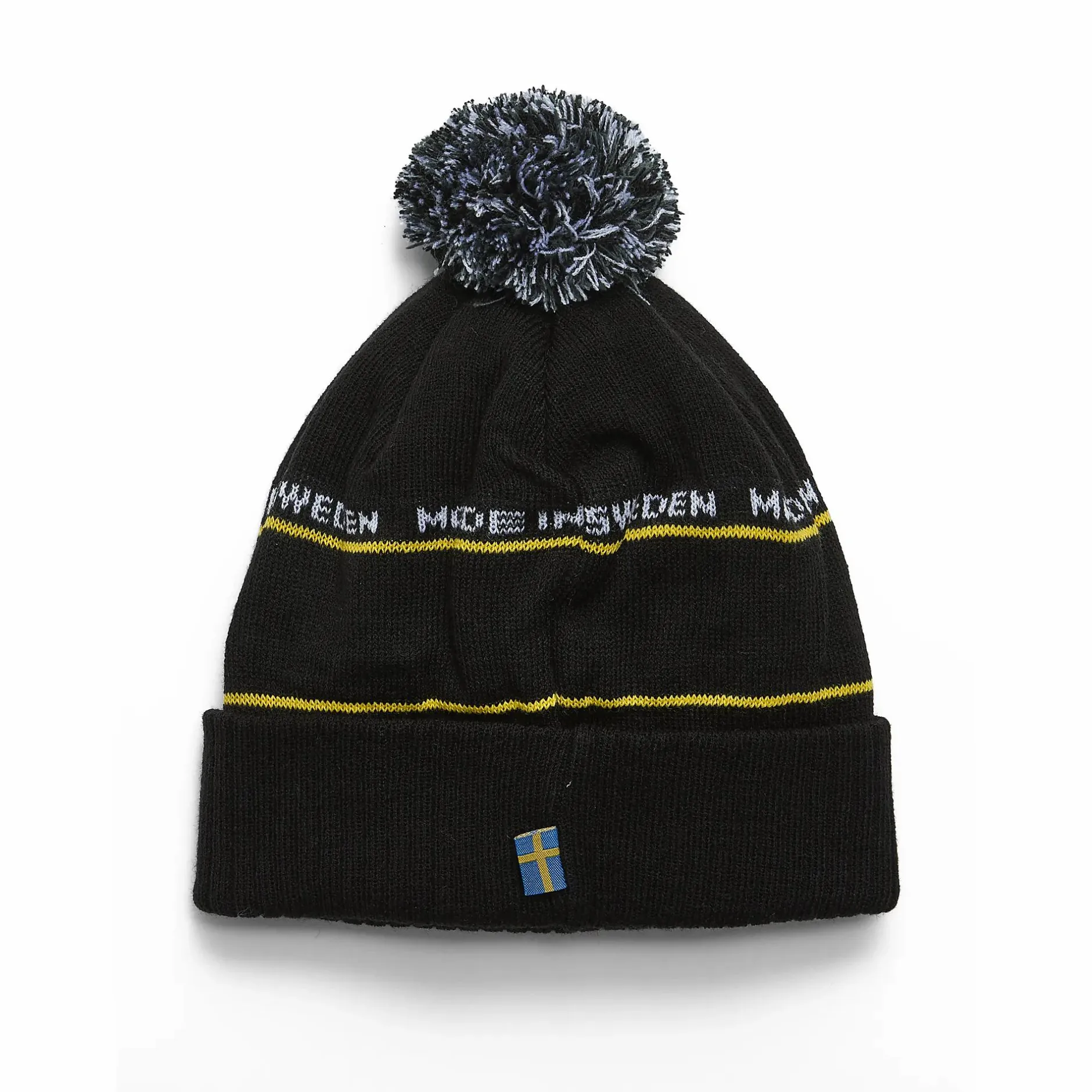 SEGER seg pom beanie sälen Black / Yellow