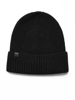 New SEGER seg ribbed beanie w Black